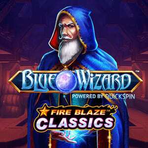 slot logo van Blue Wizard van Playtech