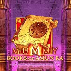 slot logo van the mummy books of amun ra