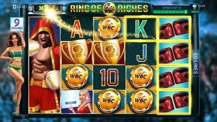 screenshot WBC ring of riches slot