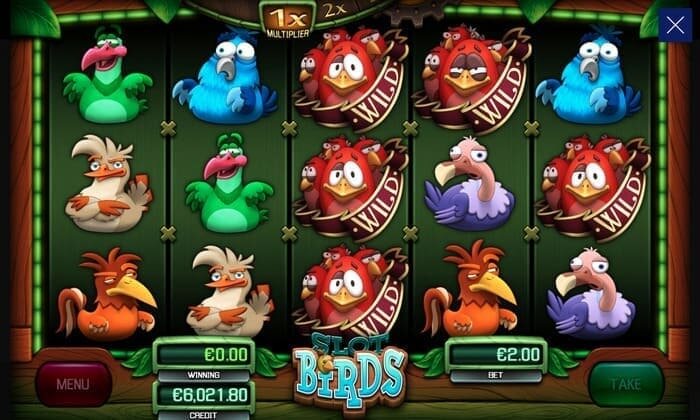 screenshot van de slot birds gokkast van Apollo Games