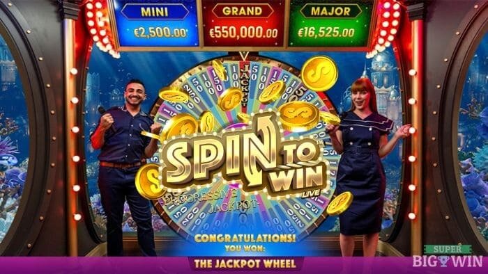 De Spin to Win Jackpot van Stakelogic