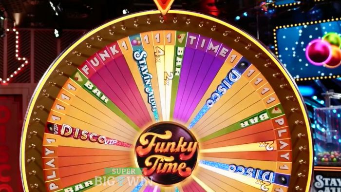 multiplier op het digiwheel Funky Time