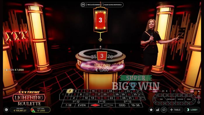 extreme lightning roulette winnen