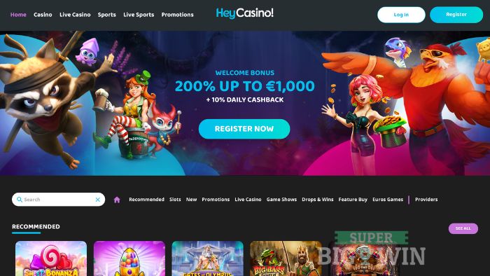 heycasino homepage