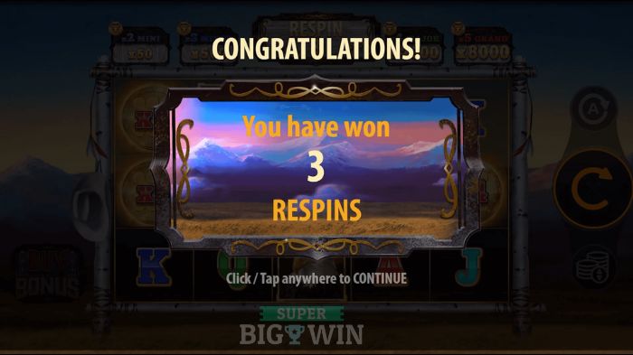 Respins op Buffalo Goes Wild slot