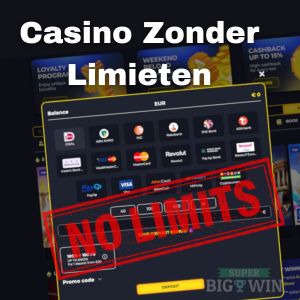 online casino's zonder limieten