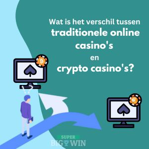 crypto vs traditionele online casino's
