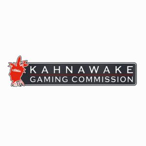 het logo van Kahnawake Gaming Commission