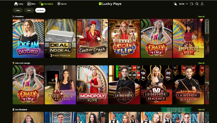 LuckyPays Live Casino