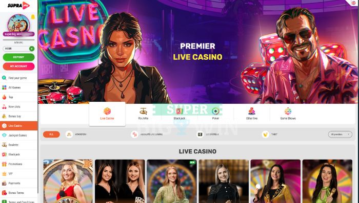 SupraPlay Live Casino