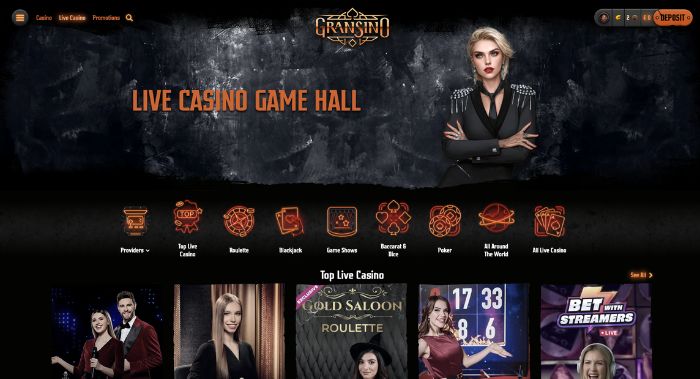 Gransino live casino