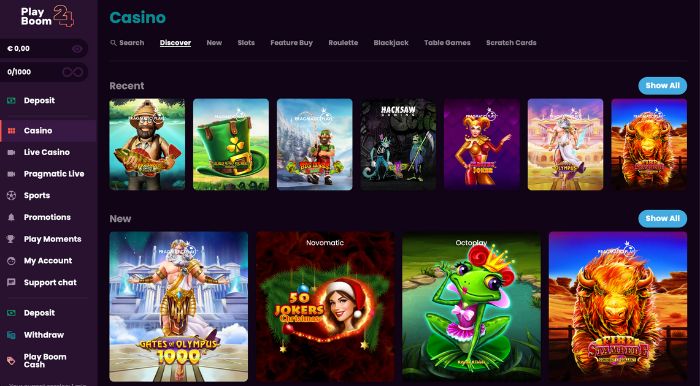 PlayBoom24 Casino