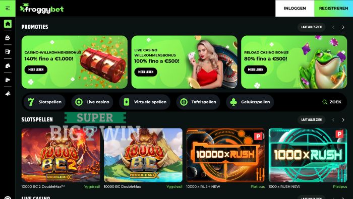 homepage froggybet casino